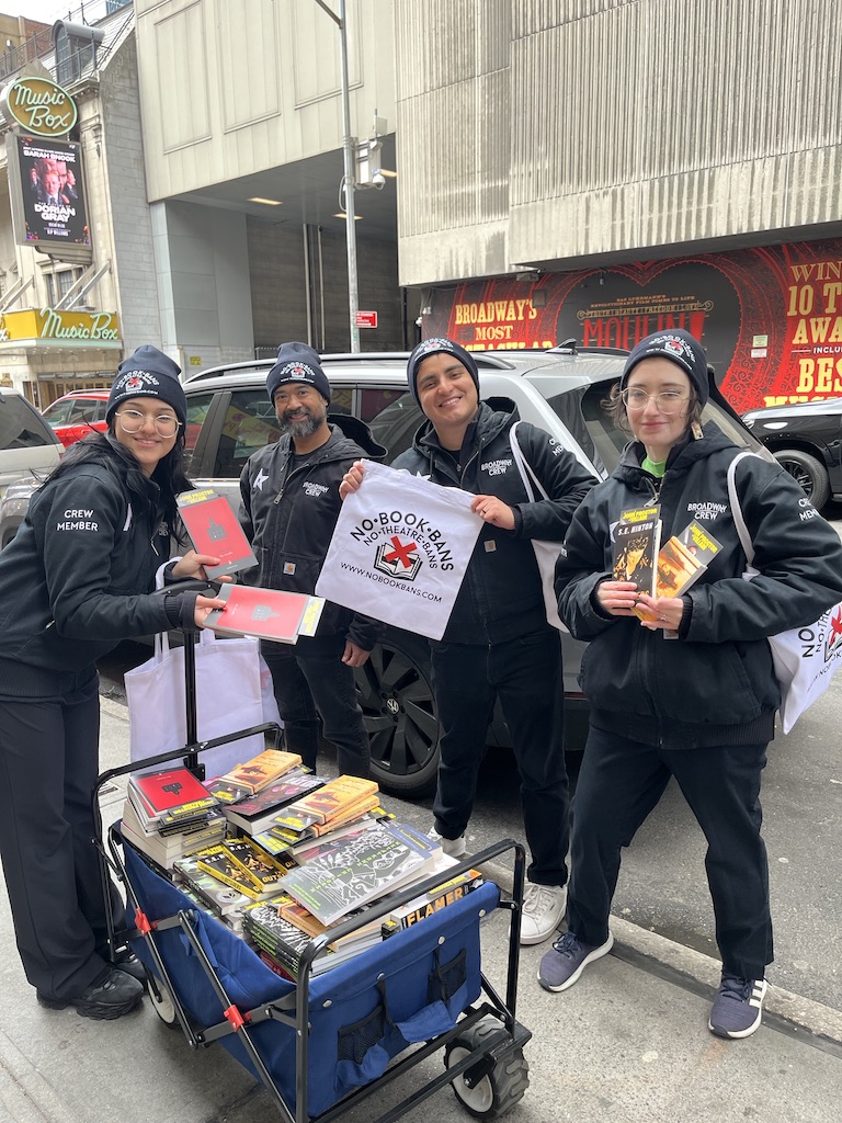 No Book Bans team outside John Proctor